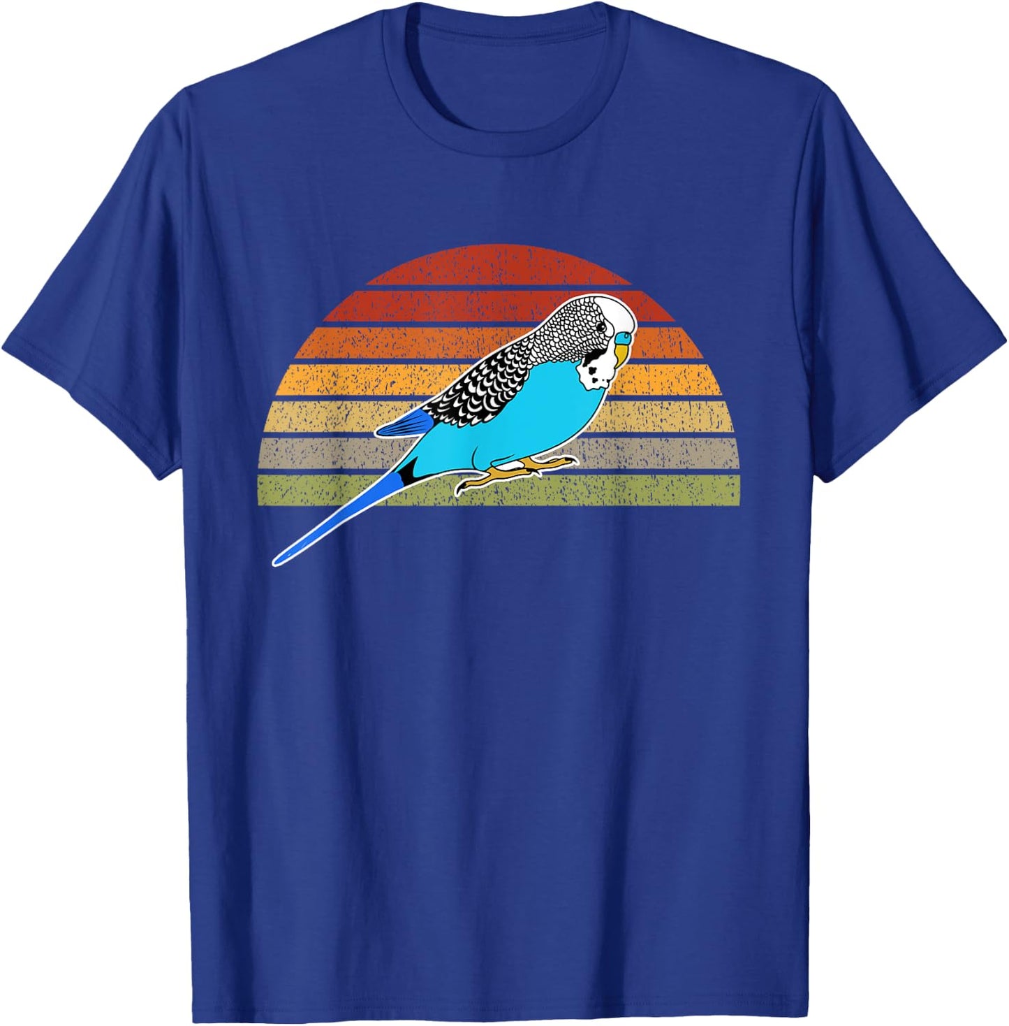 Budgie Graphic Pet Bird Parakeet Budgerigar Gift T-Shirt - T-Shirt | Royal
