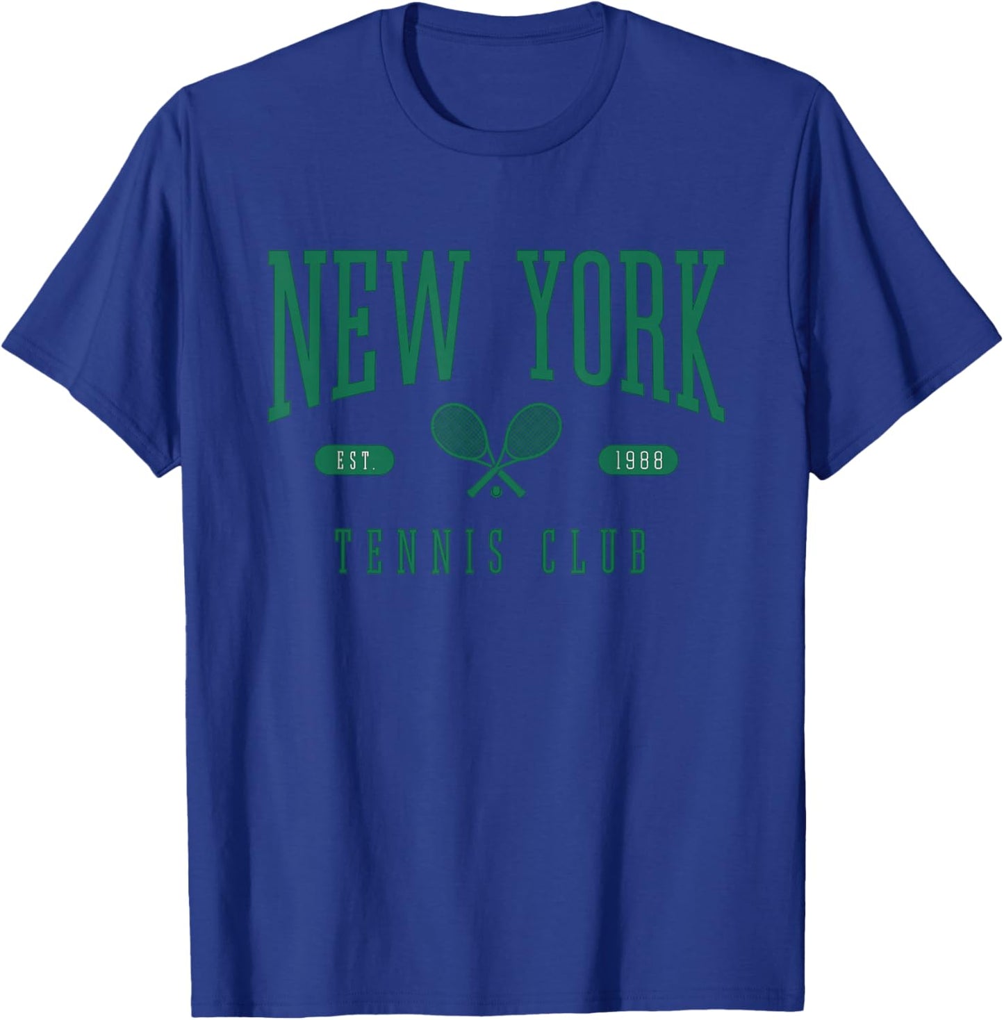New York Tennis Club Collegiate T-Shirt - T-Shirt | Royal