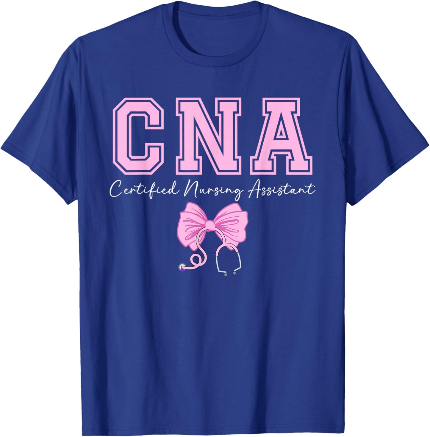 CNA Certified Nursing Assistant CNA Nurse Coquette T-Shirt - T-Shirt | Royal