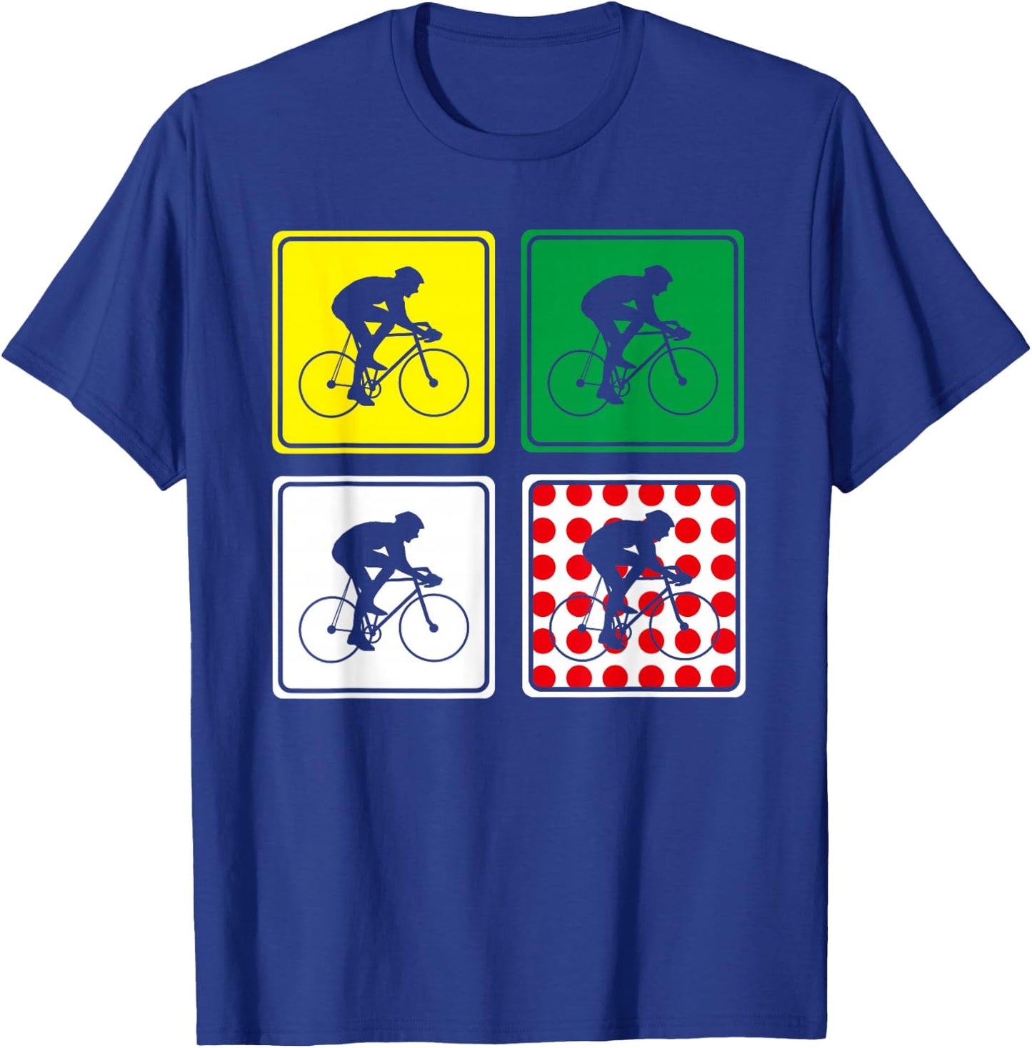 Racing Road Bike Jersey Bicycle Cycling Race Street Biking T-Shirt - T-Shirt | Royal