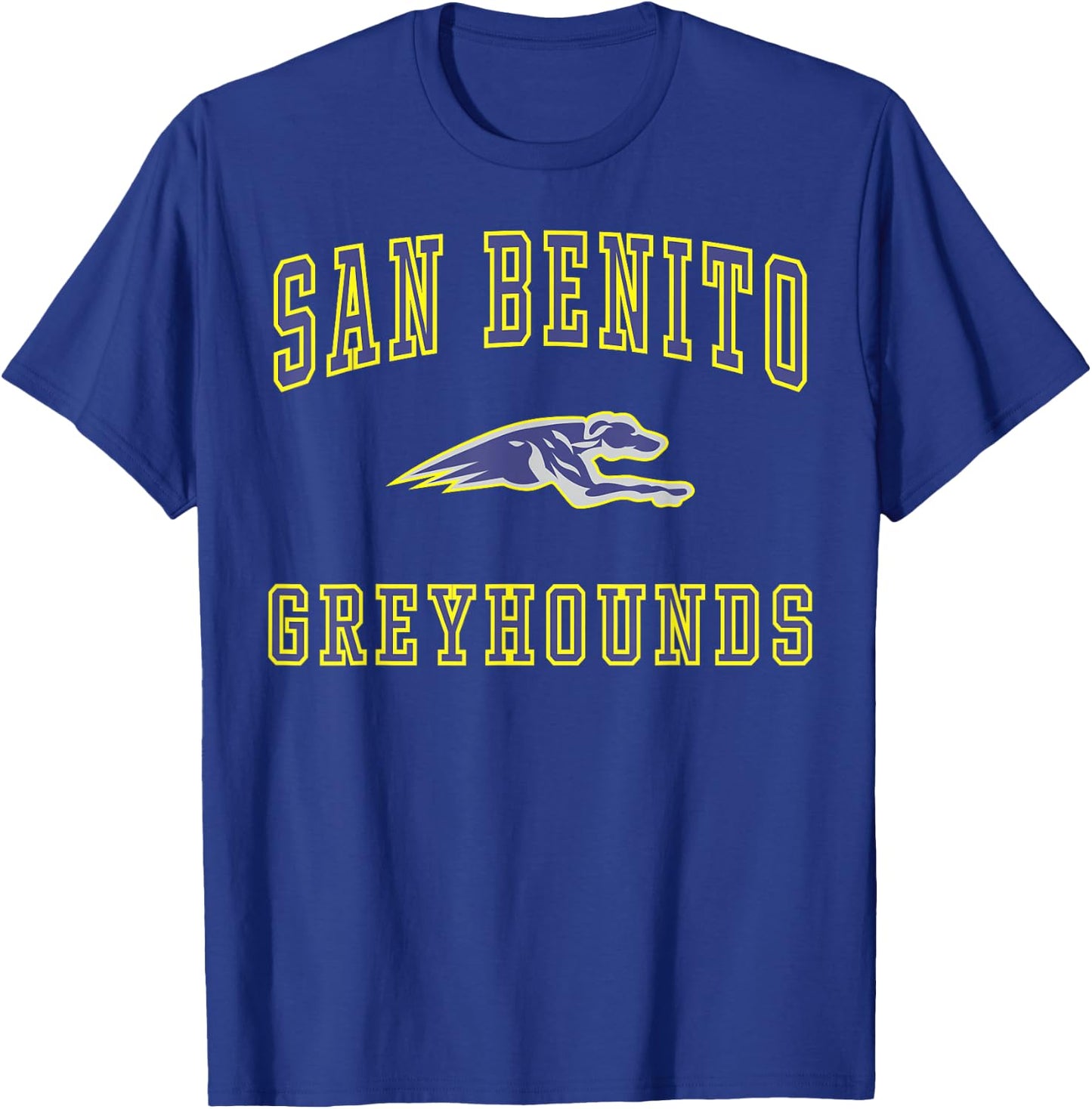 San Benito High School Greyhounds C1 T-Shirt - T-Shirt | Royal
