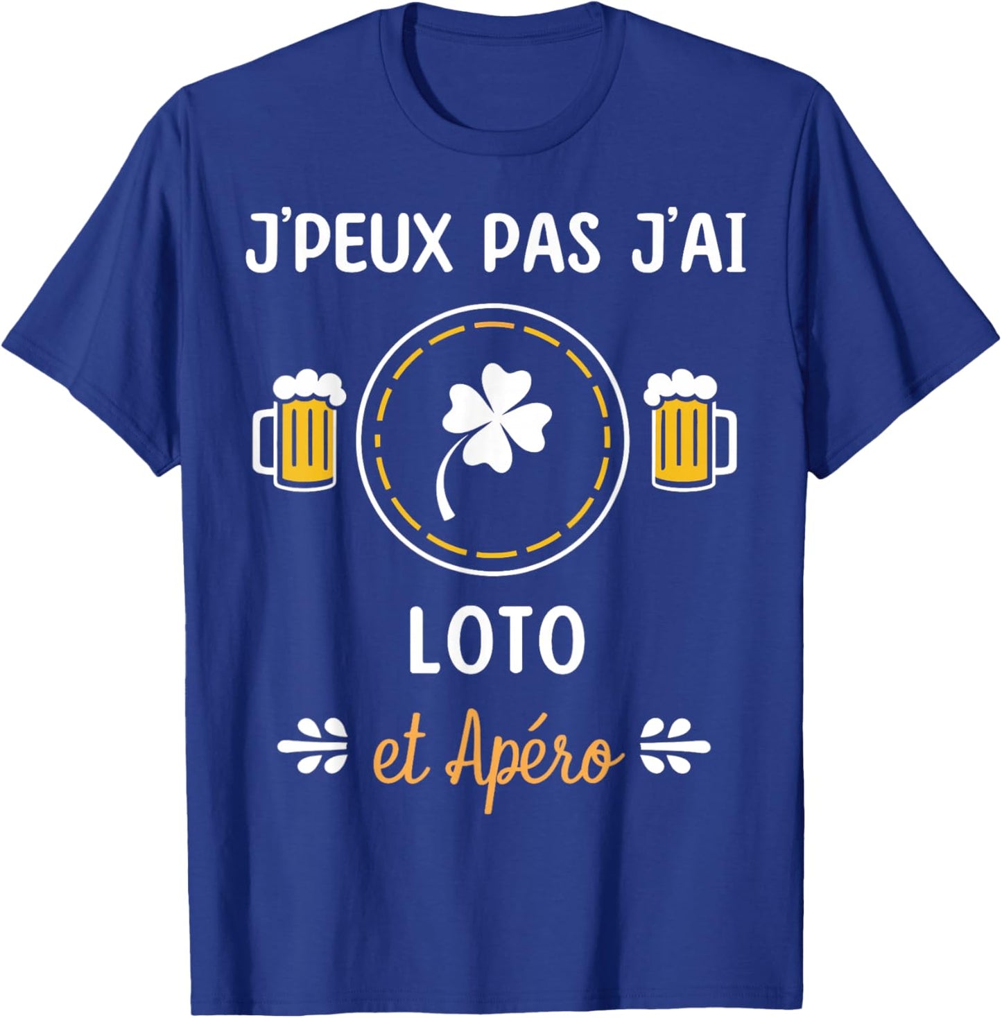 Je peux pas j'ai lotto , Black, S T-Shirt - T-Shirt | Royal