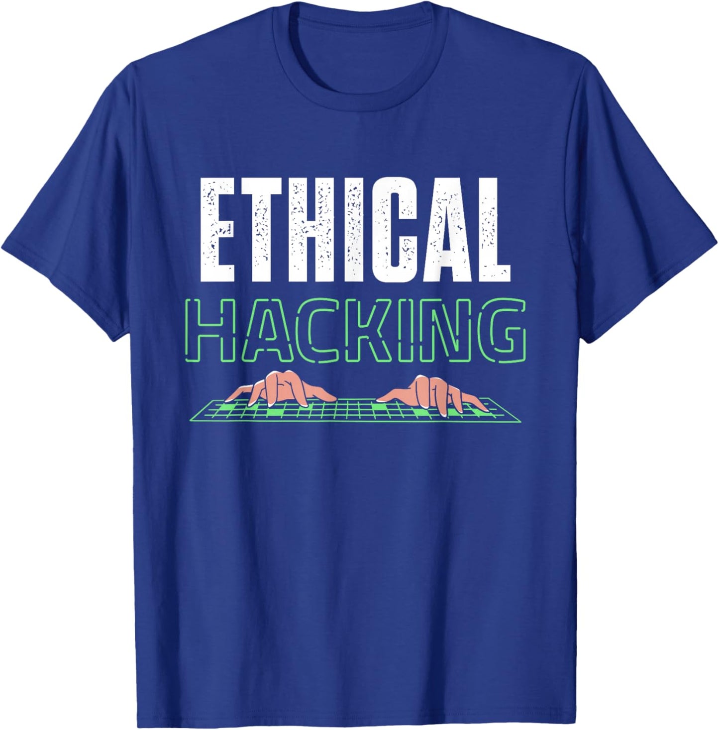 Ethical Hacking Computer Hack Hackrer T-Shirt - T-Shirt | Royal