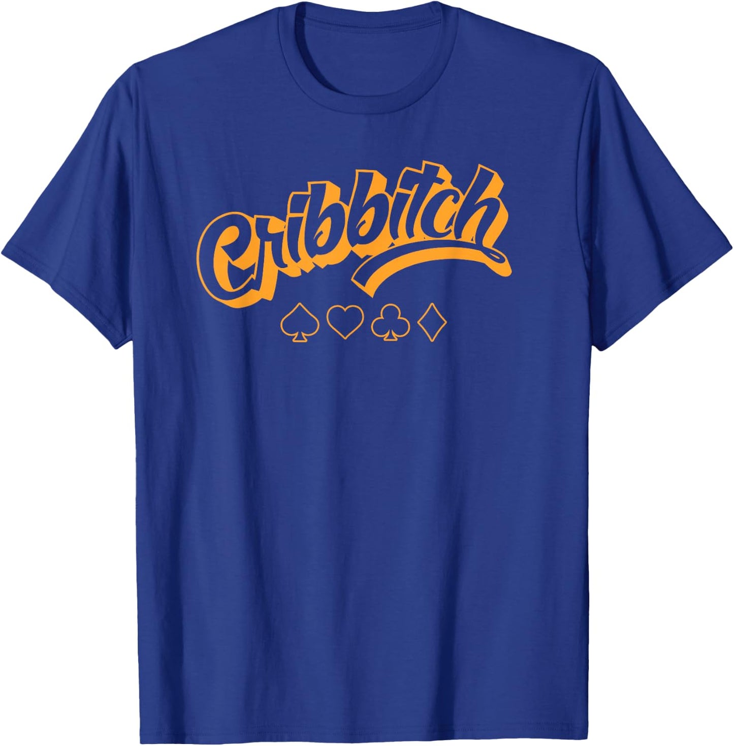 Funny Cribbitch Cribbage Queen T-Shirt - T-Shirt | Royal