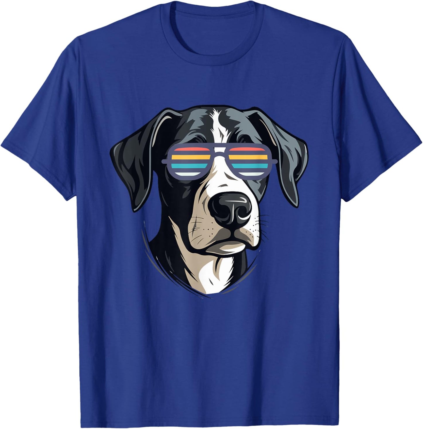 Gifts for Dog Lovers Graphic Cool Dog with Sunglasses Women Kids T-Shirt - T-Shirt | Royal