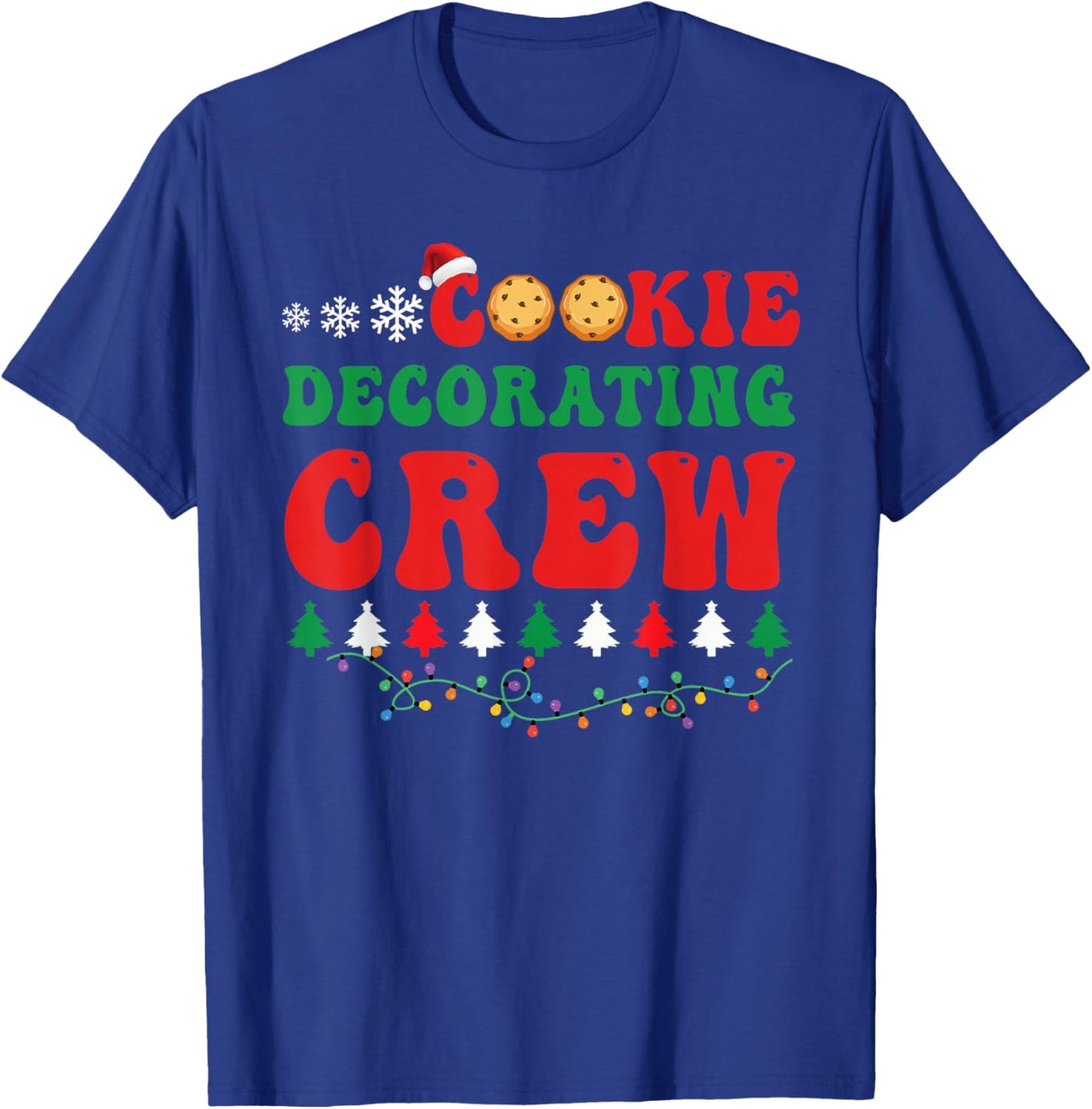 Cookie Decorating Crew Baker Funny Christmas Family Baking T-Shirt - T-Shirt | Royal