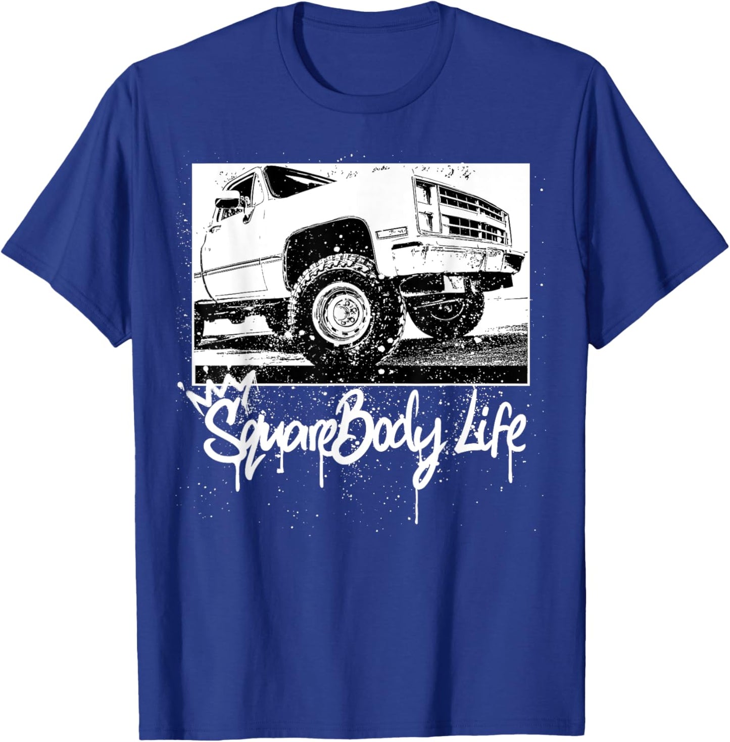 C10 / K10Squarebody Life C10 Classic Squarebody Nation T-Shirt - T-Shirt | Royal