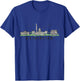 Washington DC Skyline Vintage T-Shirt - T-Shirt | Royal