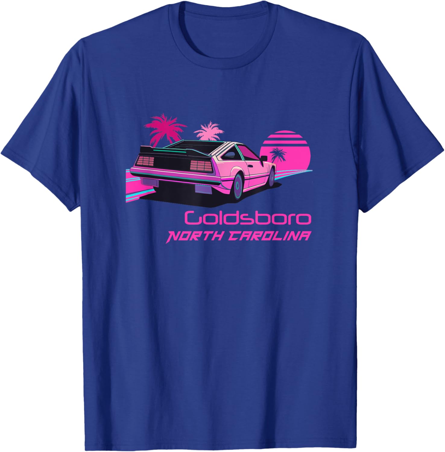 Vintage Goldsboro North Carolina T-Shirt - T-Shirt | Royal