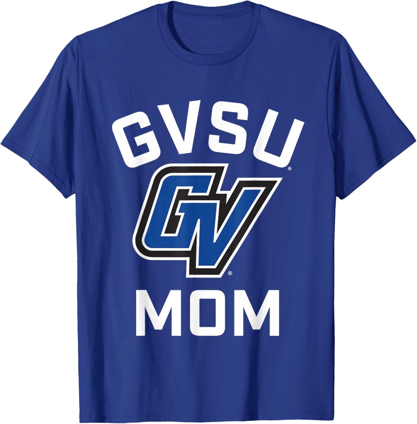 Grand Valley State University GVSU Lakers Arched Mom T-Shirt - T-Shirt | Royal