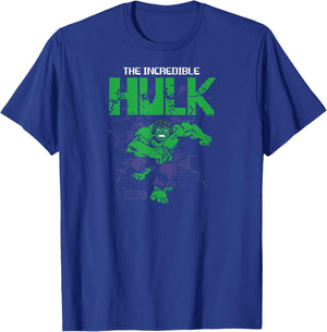 Hulk - 8-Bit T-Shirt - T-Shirt | Royal