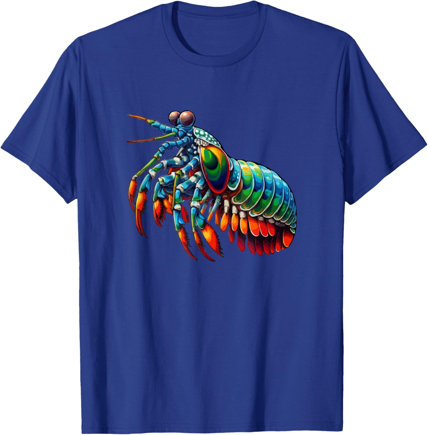 Mantis Shrimp Peacock Mantis Shrimp T-Shirt - T-Shirt | Royal