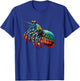 Mantis Shrimp Peacock Mantis Shrimp T-Shirt - T-Shirt | Royal