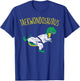 Taekwondosaurus Funny Trex Martial Arts Dinosaur Lover Gift T-Shirt - T-Shirt | Royal