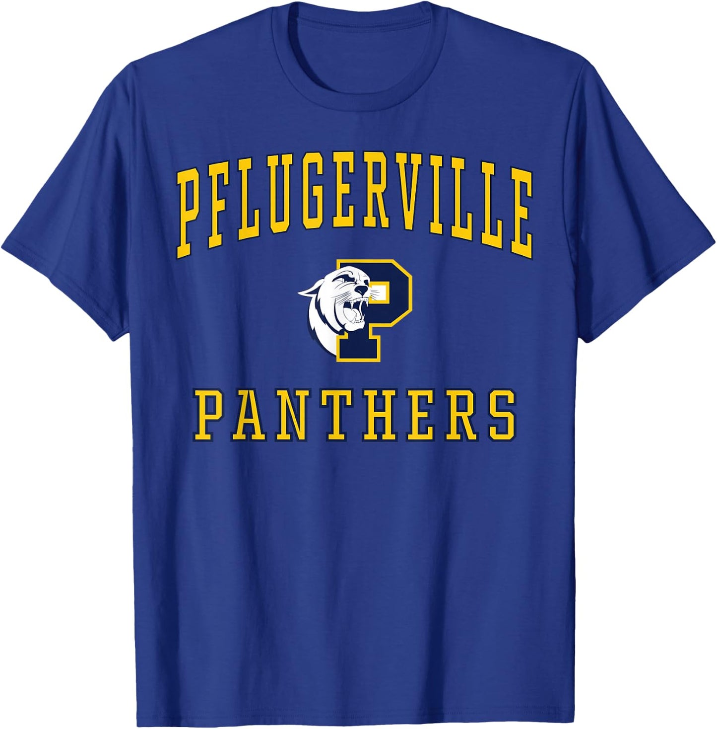 Pflugerville High School Panthers C1 T-Shirt - T-Shirt | Royal