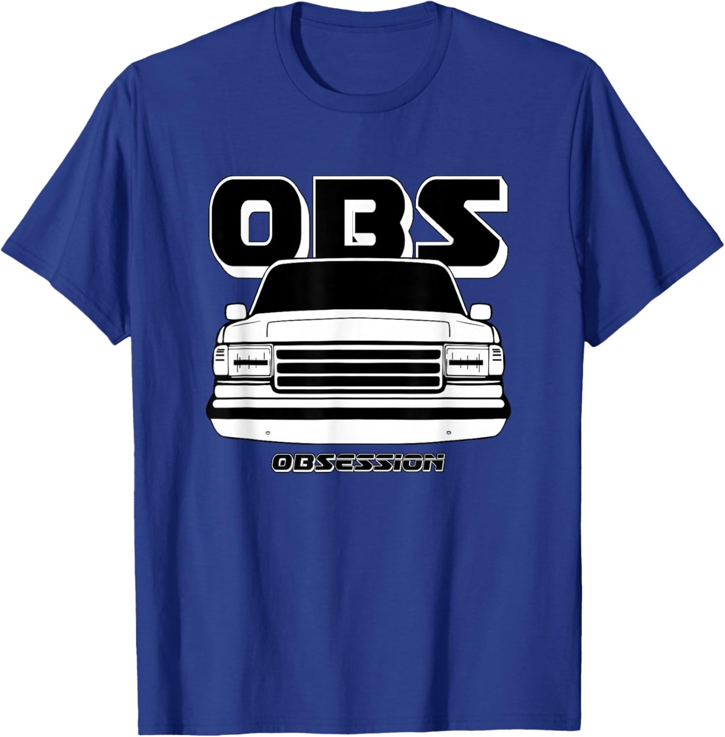 OBS Bricknose 80s 90s Truck, Car Enthusiast T-Shirt - T-Shirt | Royal