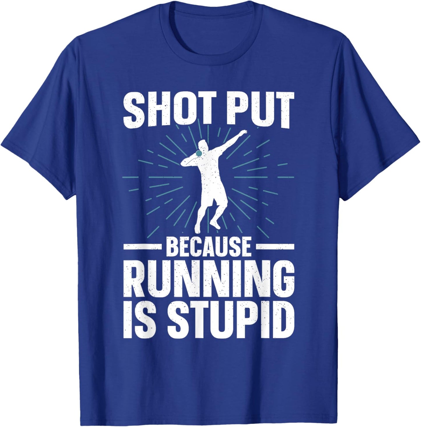 Shot Put Art Women Track And Field Coach Shot Put T-Shirt - T-Shirt | Royal