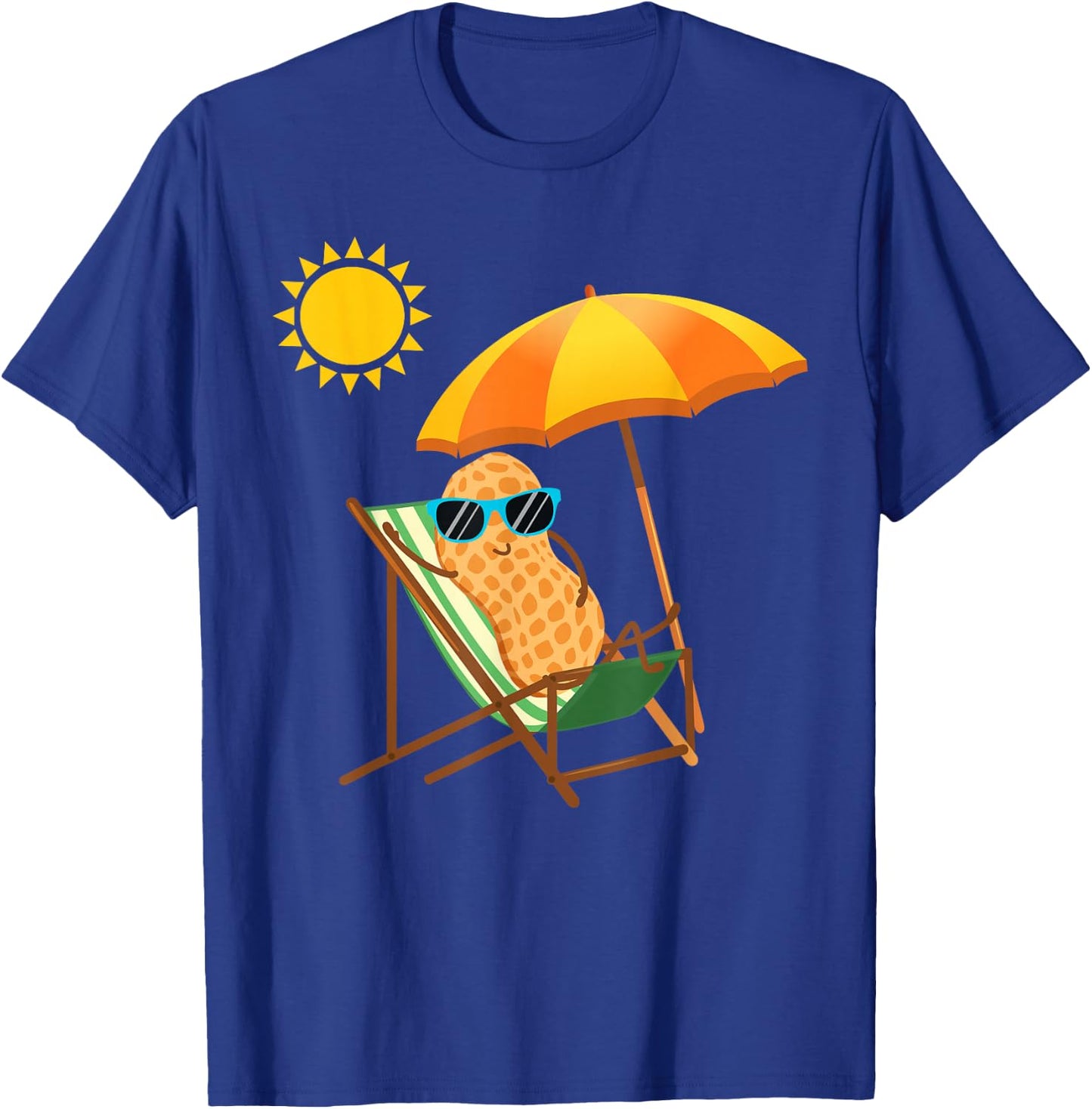 Peanut Graphic Gift Nut Design Peanut Design T-Shirt - T-Shirt | Royal