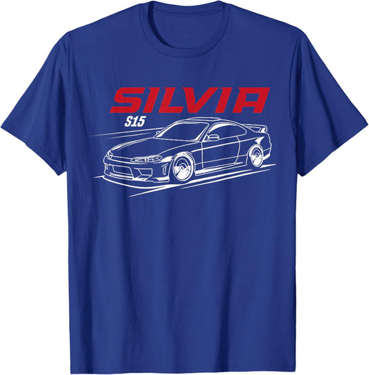 Silvia s15 lover sport car T-Shirt - T-Shirt | Royal