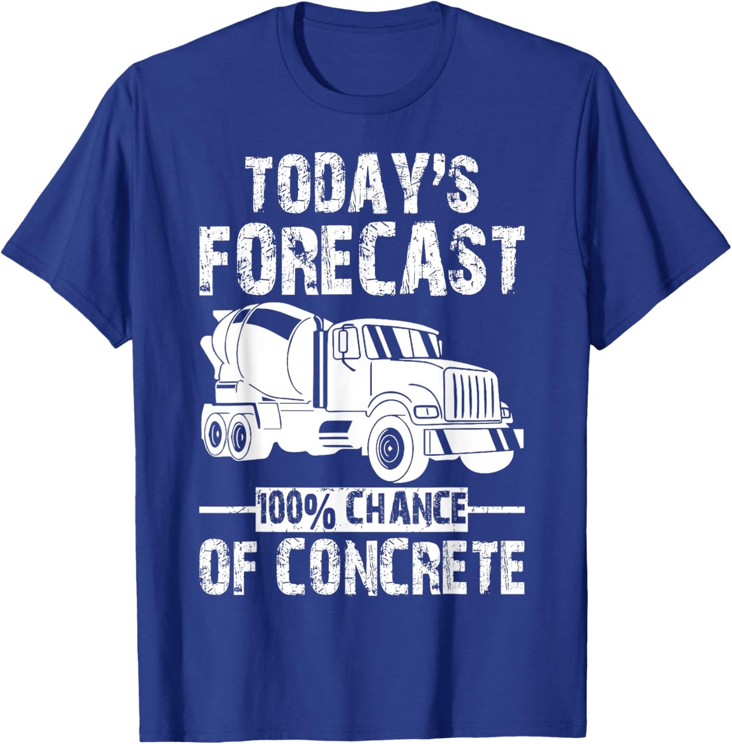 Retro Funny Concrete Worker Gift Construction Worker Gag T-Shirt - T-Shirt | Royal