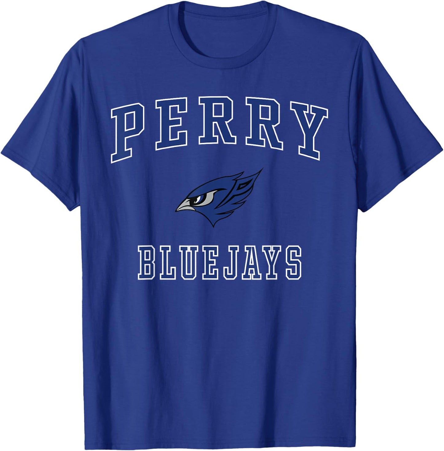 Perry High School Bluejays T-Shirt - T-Shirt | Royal