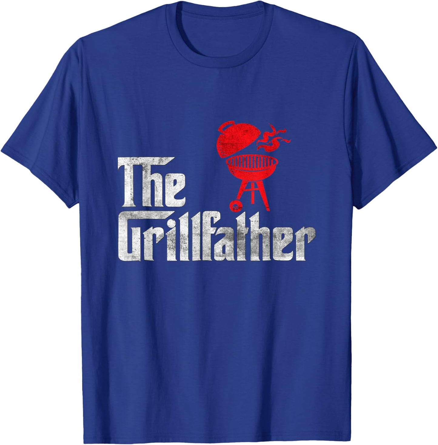 Grillfather BBQ Timer Barbecue Funny Chef T-Shirt - T-Shirt | Royal