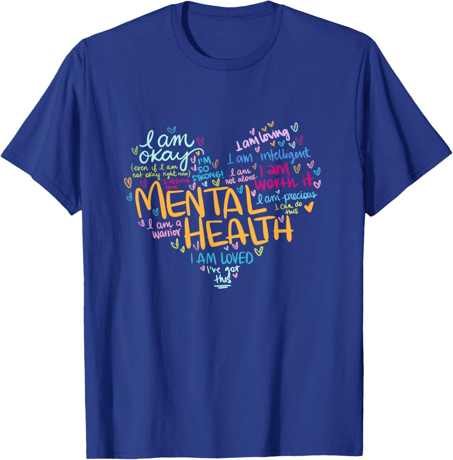 Mental Health Awareness Gifts Depression T-Shirt - T-Shirt | Royal