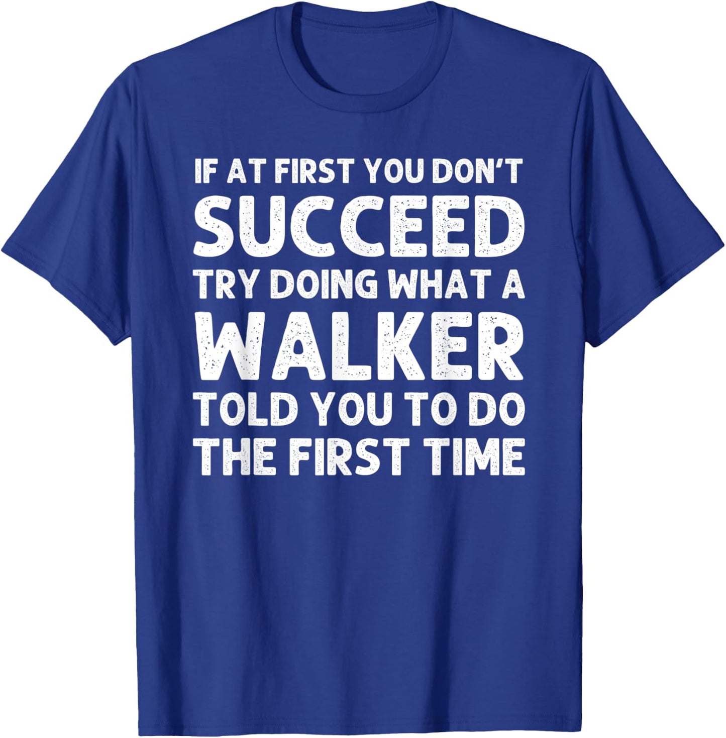 WALKER Funny Surname Family Tree Birthday Reunion Idea T-Shirt - T-Shirt | Royal