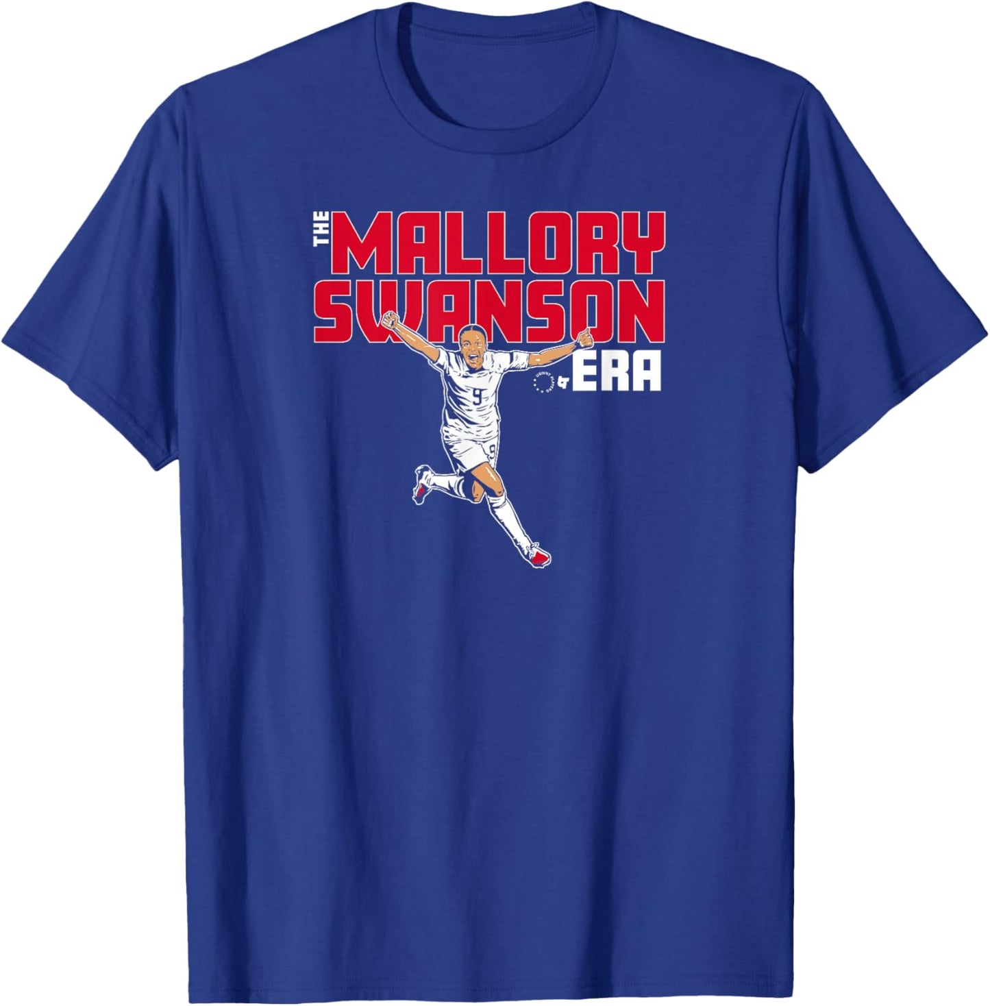 The Mallory Swanson Era - USA Women's Soccer T-Shirt - T-Shirt | Royal