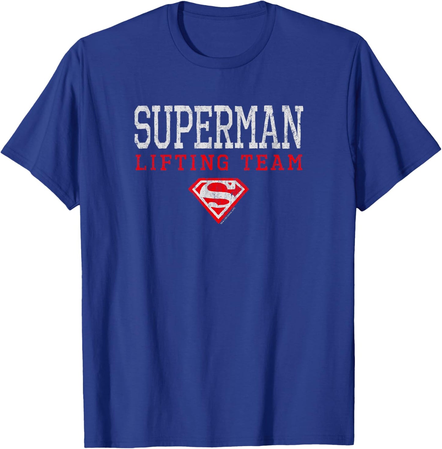 Superman Lifting Team T-Shirt - T-Shirt | Royal