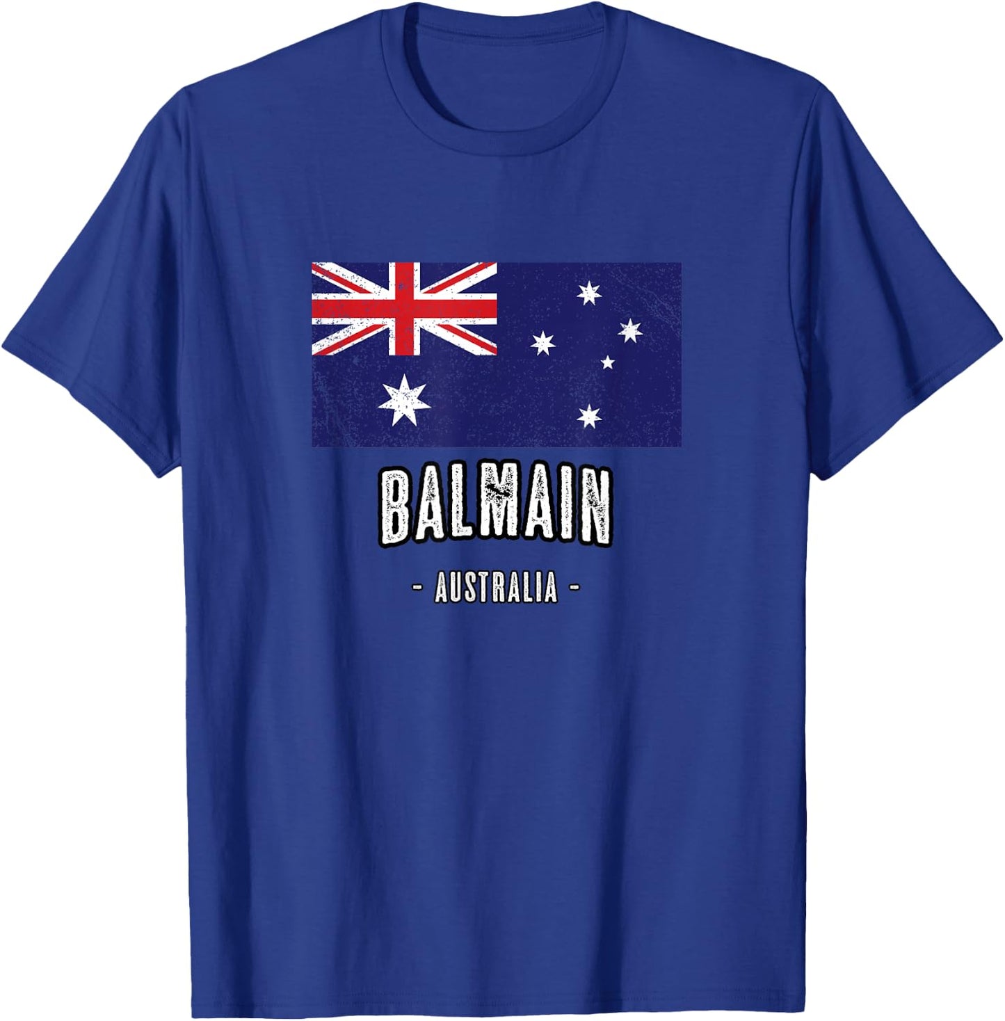City of Balmain, Australia | AU Australian Flag T-Shirt - T-Shirt | Royal