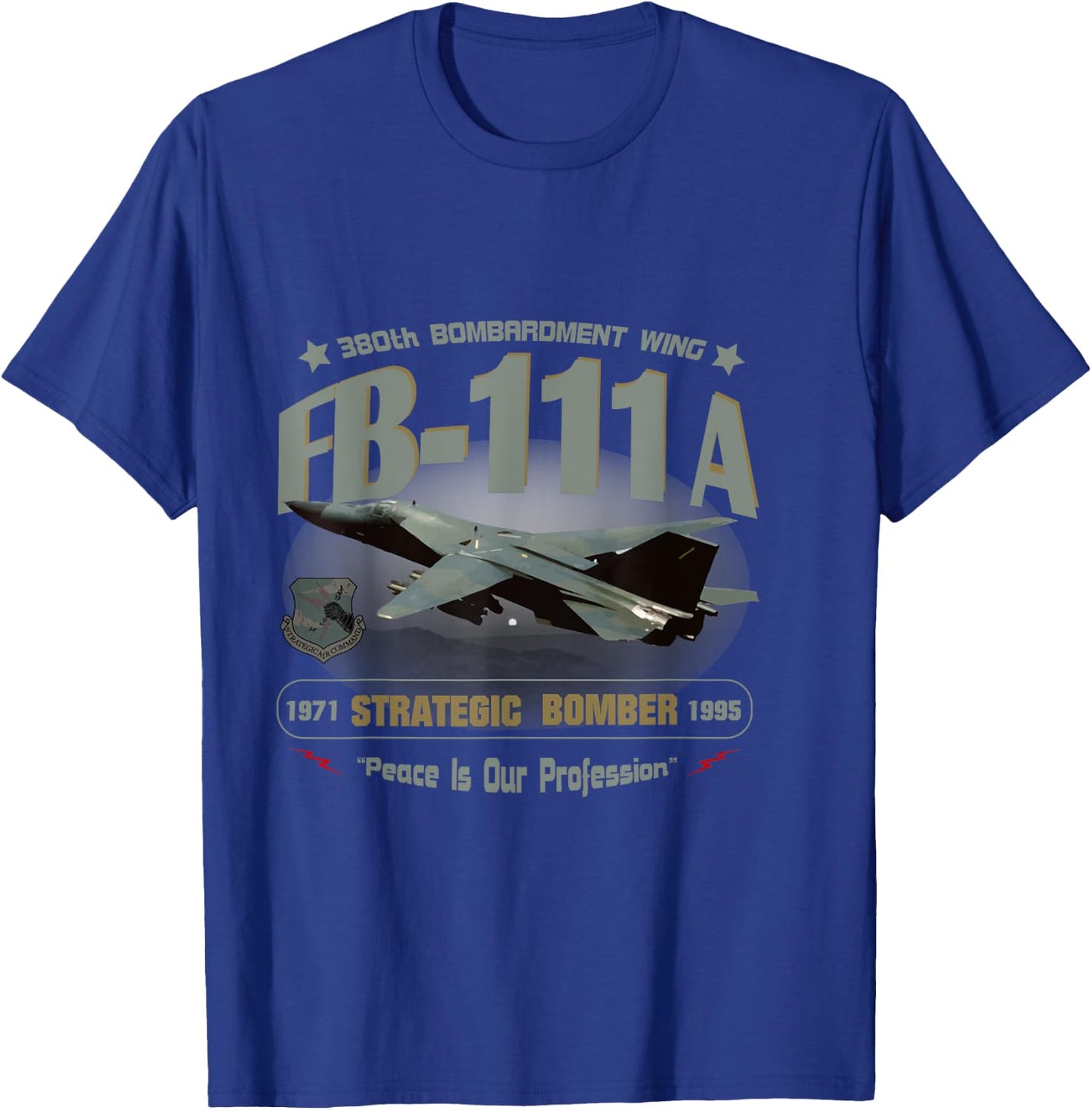 FB-111A--Design Version II T-Shirt - T-Shirt | Royal