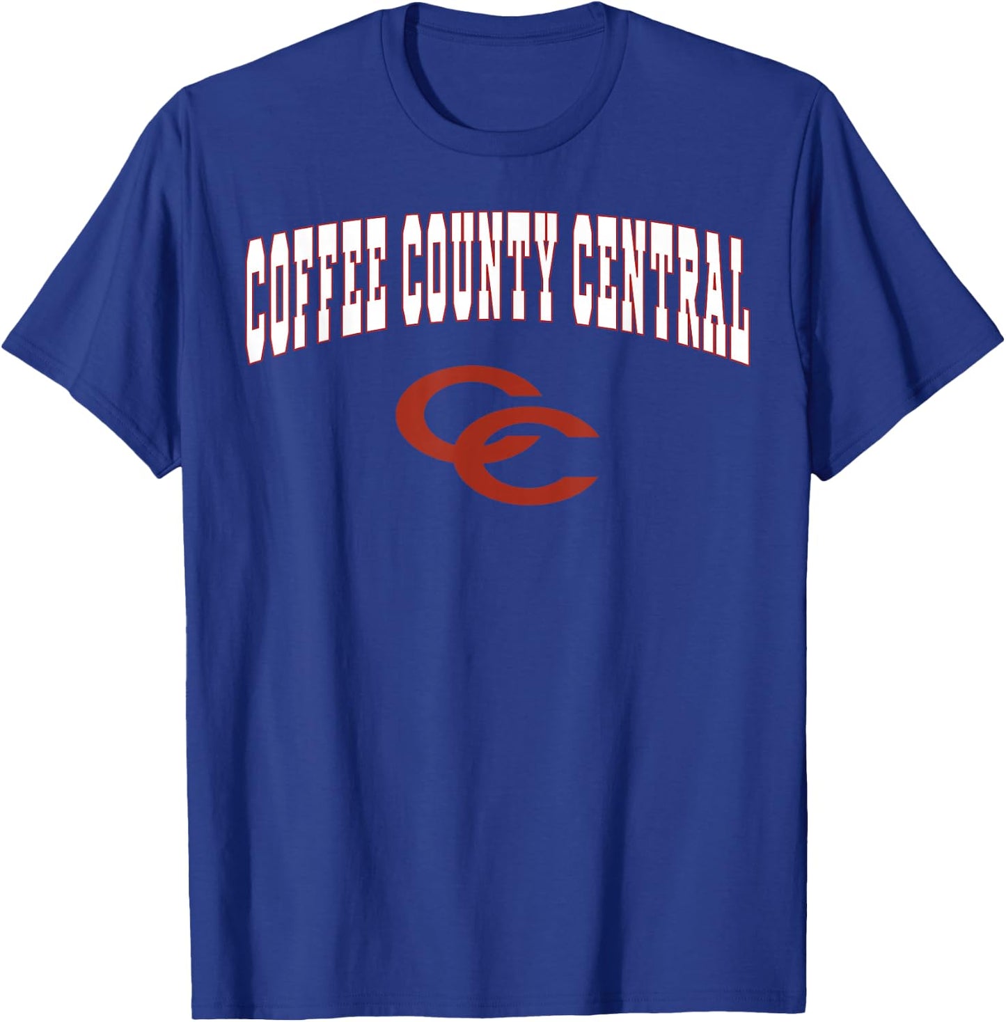 Coffee County Central High School Red Raiders C2 T-Shirt - T-Shirt | Royal