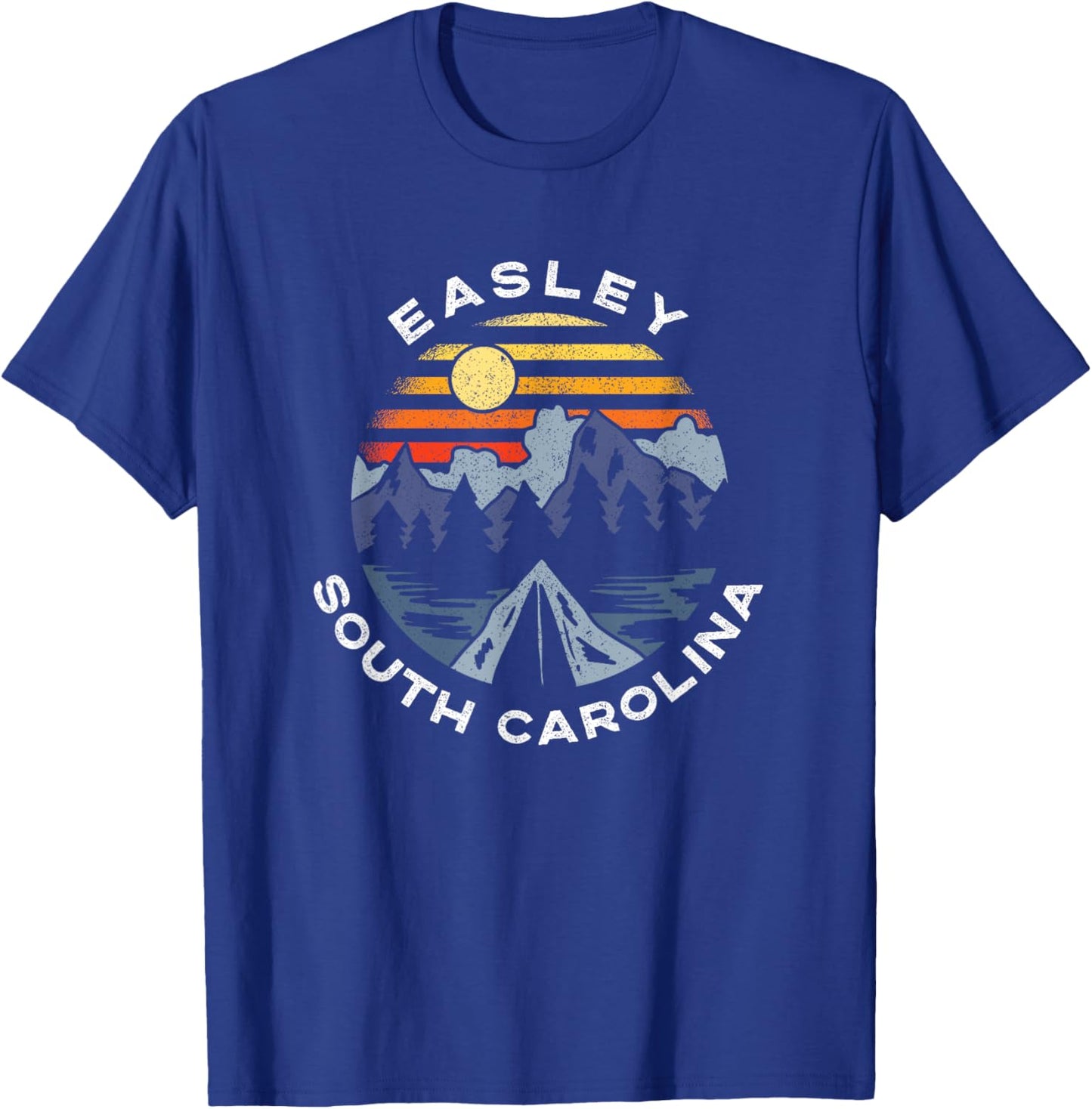 Easley South Carolina Mountains Vacation Souvenir T-Shirt - T-Shirt | Royal