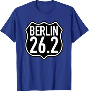 Berlin 26.2 Miles Marathon T-Shirt - T-Shirt | Royal