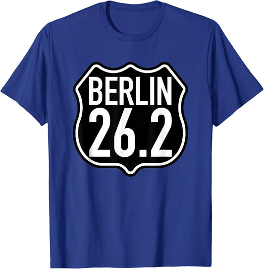 Berlin 26.2 Miles Marathon T-Shirt - T-Shirt | Royal