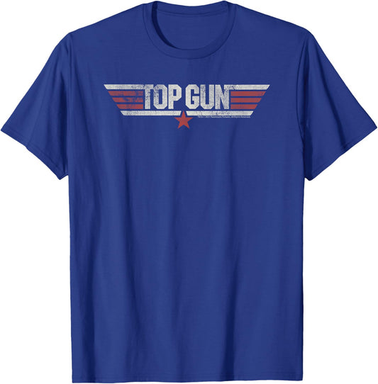 Top Gun Classic Logo T-Shirt - T-Shirt | Royal