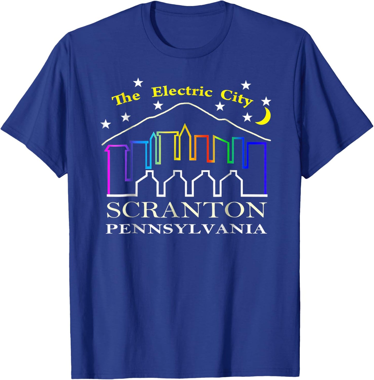The electric city scranton pennsylvania T-Shirt - T-Shirt | Royal