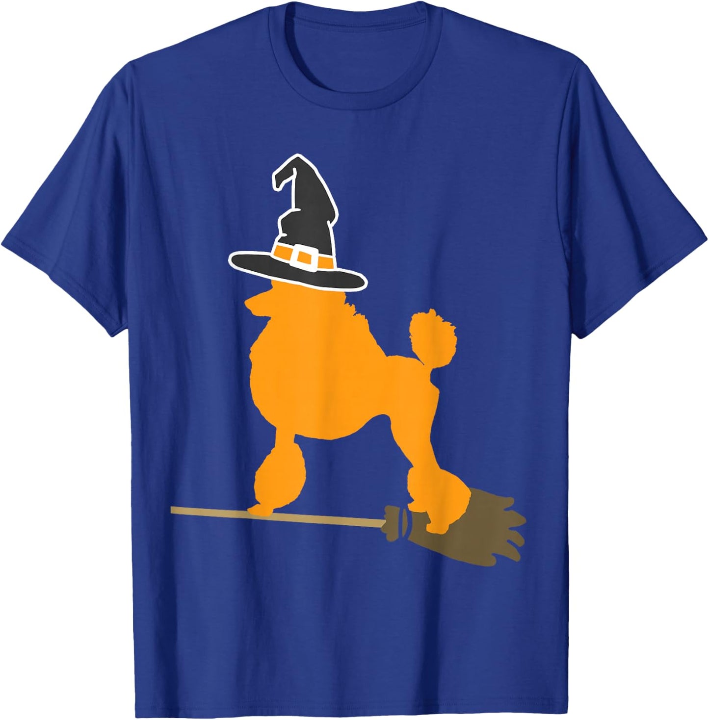 Poodle Halloween Witch T-Shirt - T-Shirt | Royal