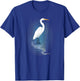 Snowy Egret T-Shirt - T-Shirt | Royal