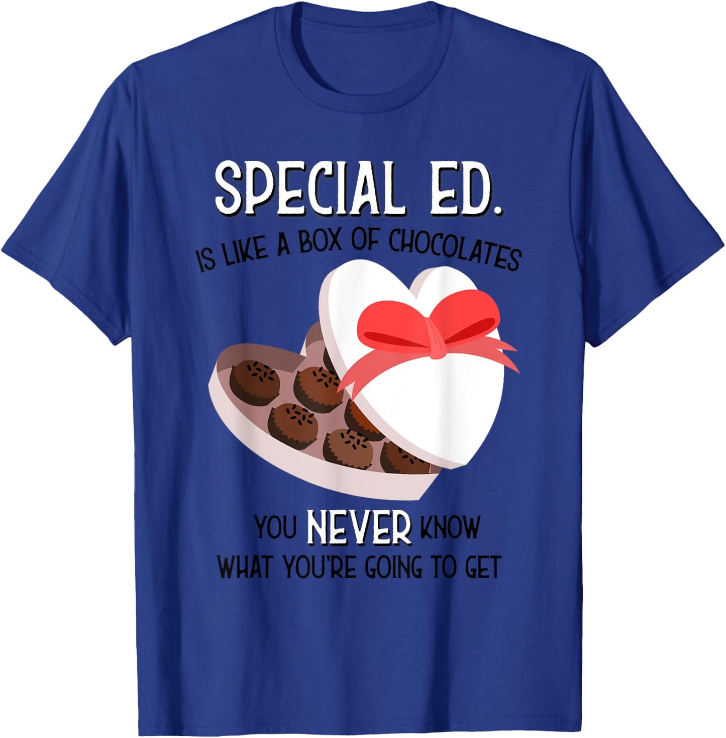 Special Ed School Teacher T shirt Valentine s Day Gift Kids T-Shirt - T-Shirt | Royal