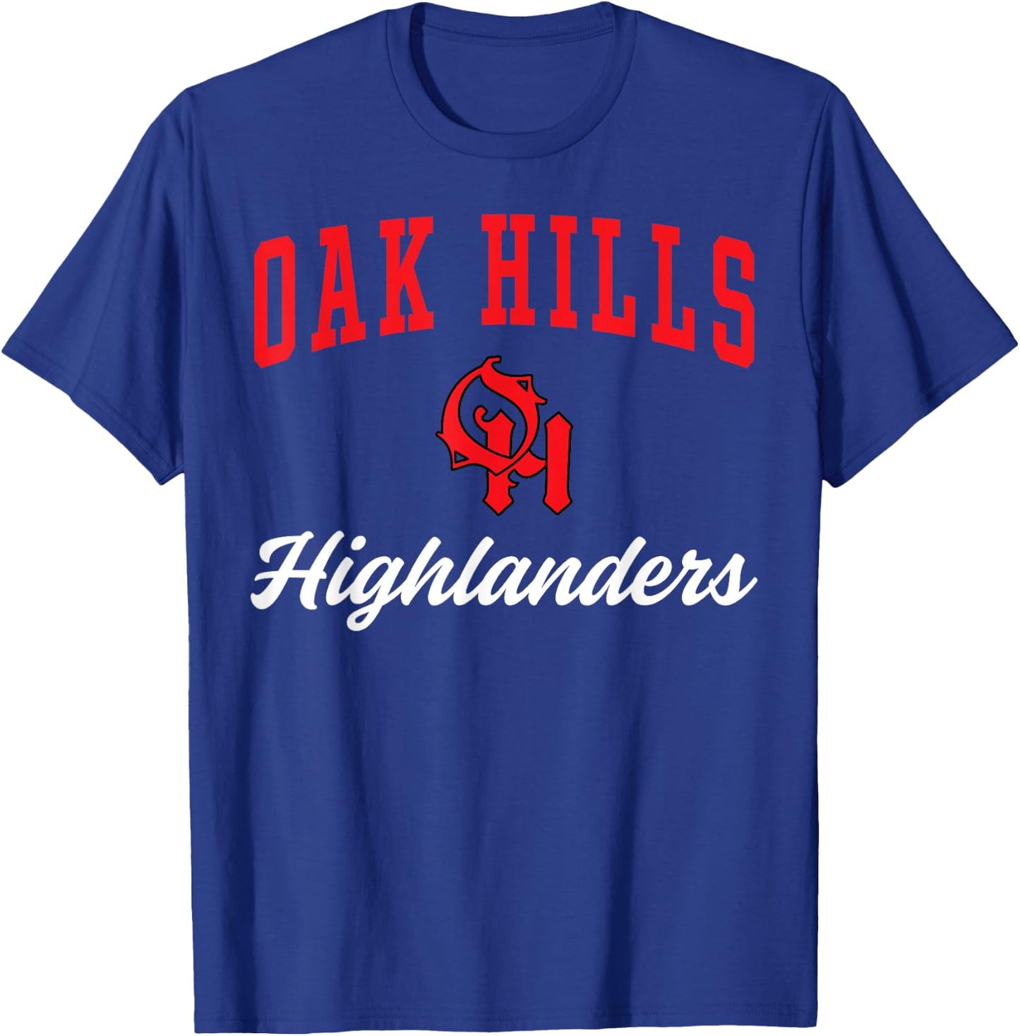 Oak Hills High School Highlanders C3 T-Shirt - T-Shirt | Royal