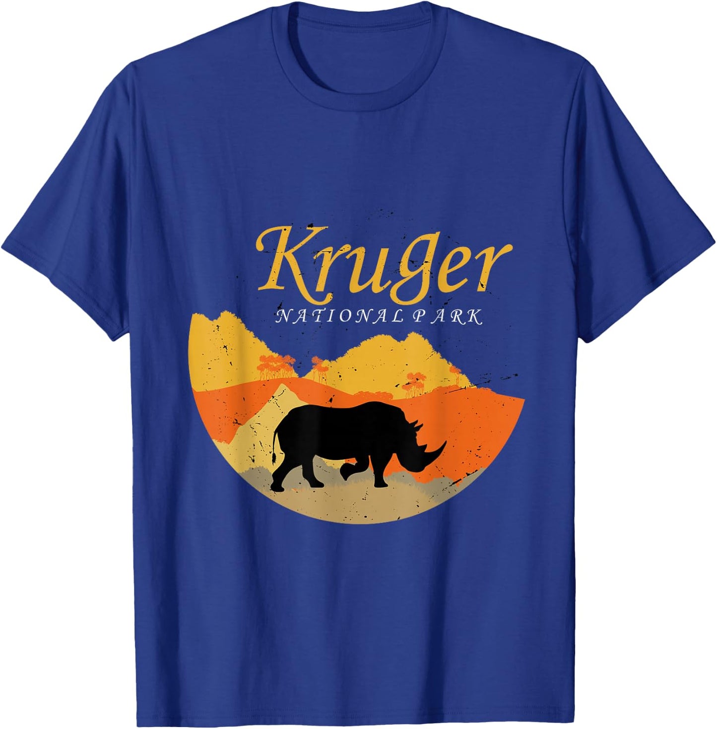 Rhino Africa Kruger National Park Safari Big Five Savanna T-Shirt - T-Shirt | Royal