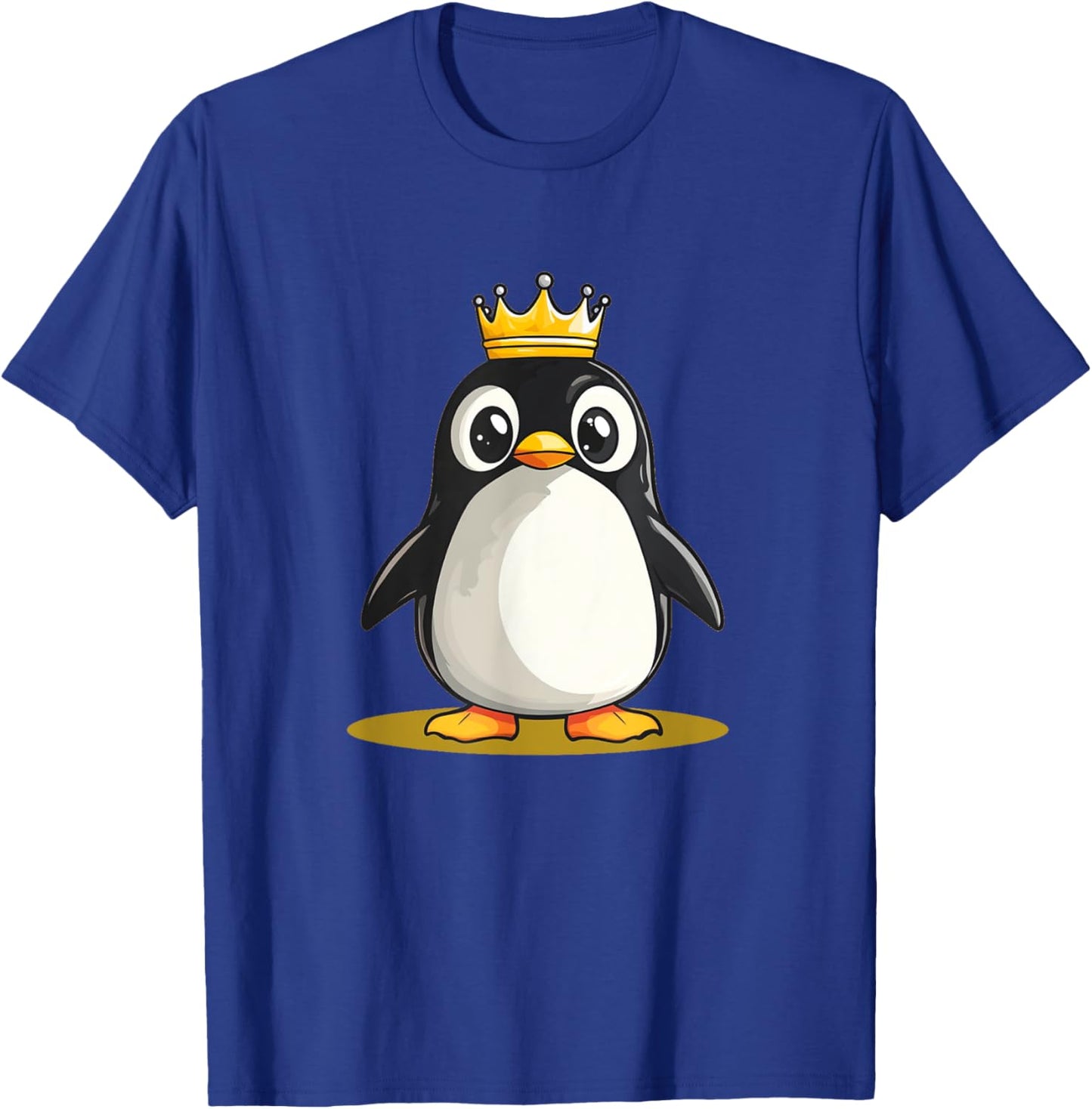 Funny Penguin with Crown for Castle and Kingdom Lovers T-Shirt - T-Shirt | Royal