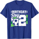 Kids Soccer Birthday Party - 2 Year Old Boy - 2nd Birthday T-Shirt - T-Shirt | Royal