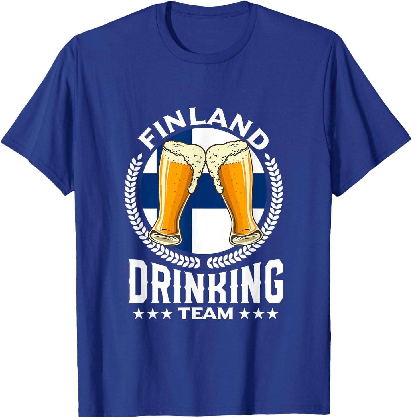 Finland Drinking Team T-Shirt - T-Shirt | Royal