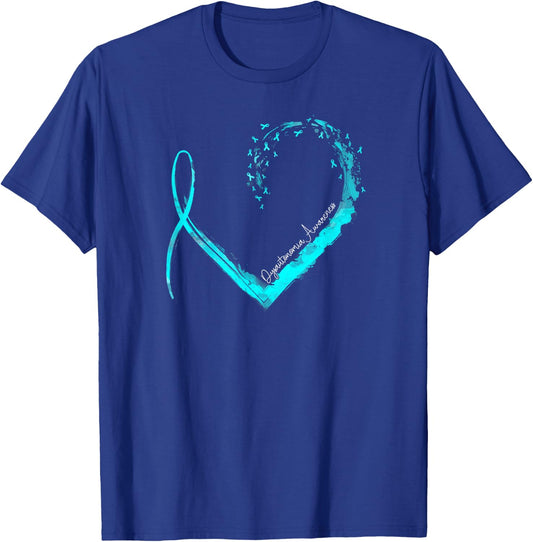 Stylish Heart Dysautonomia Awareness T-Shirt - T-Shirt | Royal
