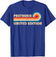 PARTHENIA First Name Funny Retro Vintage Birthday T-Shirt - T-Shirt | Royal