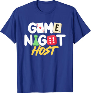 Game Night Host Board Game Trivia Night Team Women Men T-Shirt - T-Shirt | Royal