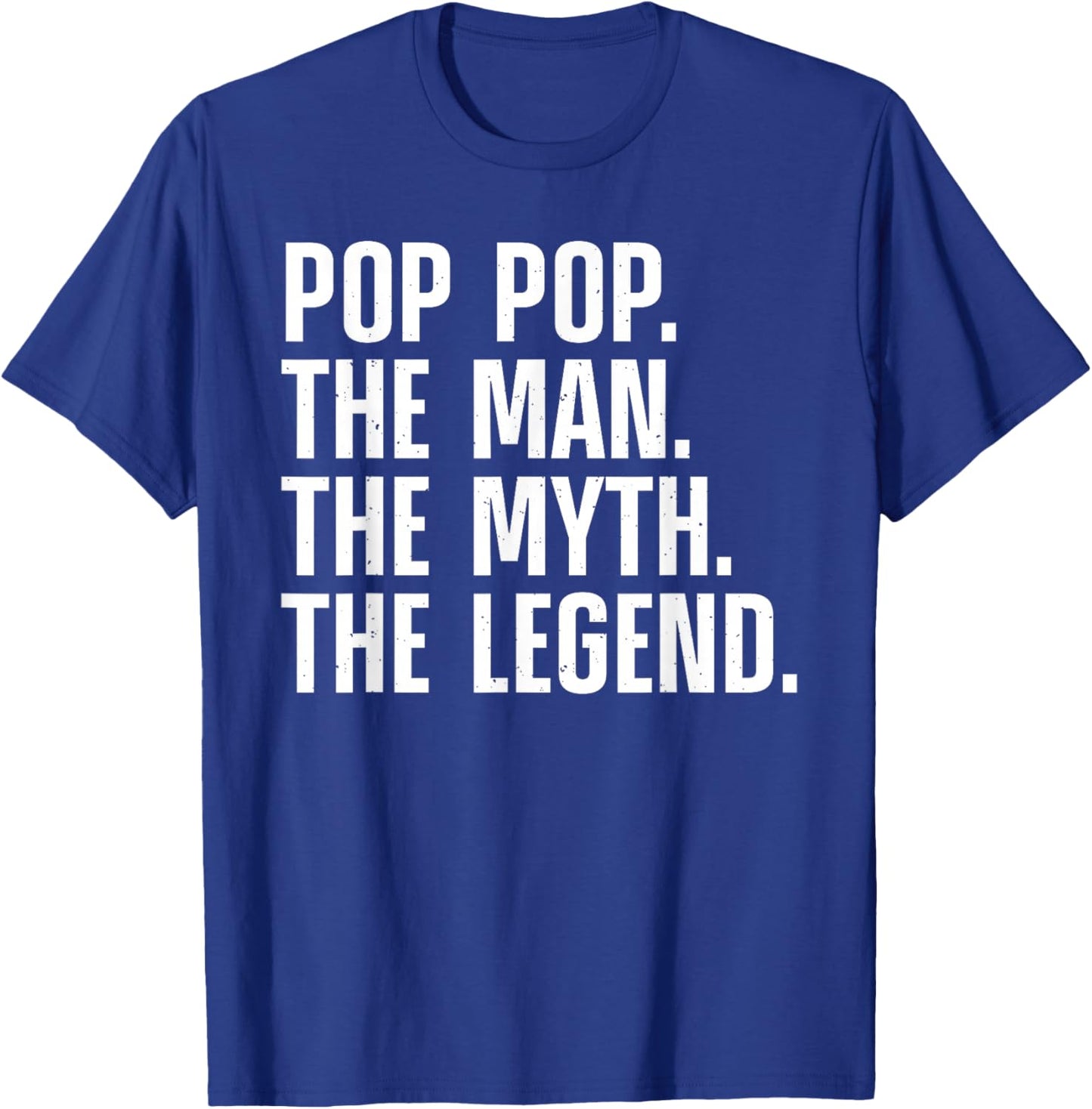 Pop Pop Art For Grandpa Grandfather From Grandkids Pop Pop T-Shirt - T-Shirt | Royal